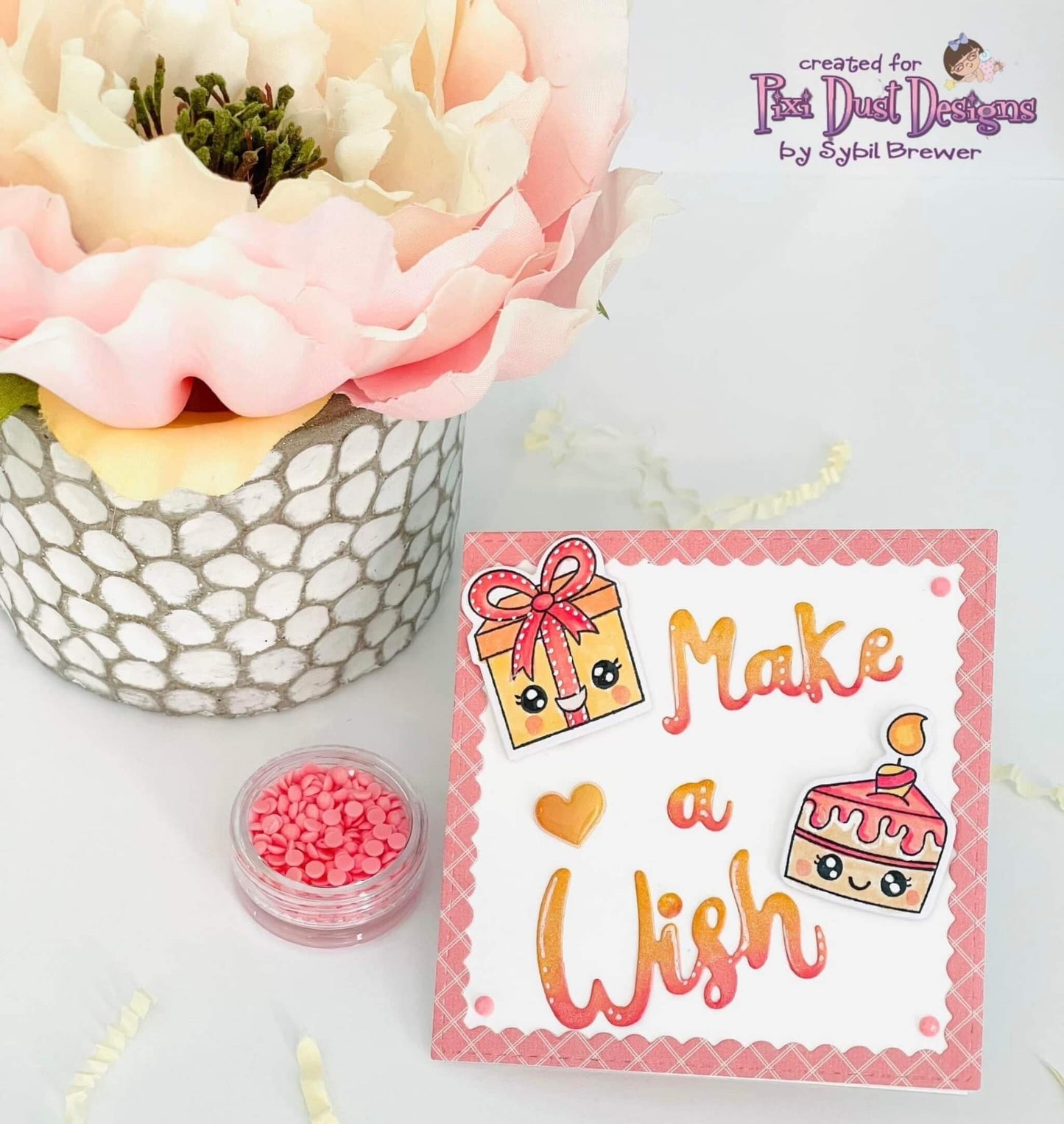 It's Your Birthday stamp and Pixi Cuts Die Bundle