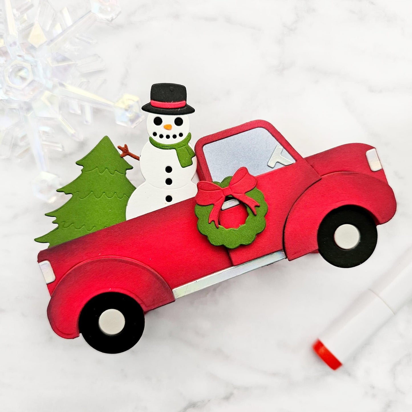 Christmas Accessories VT and Vintage truck Die Bundle