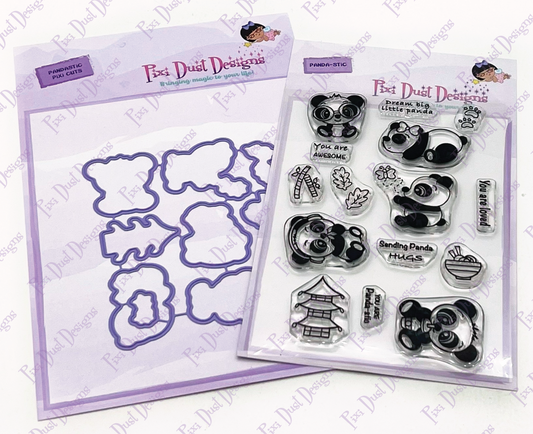 Pandastic stamp and Pixi cut Bundle