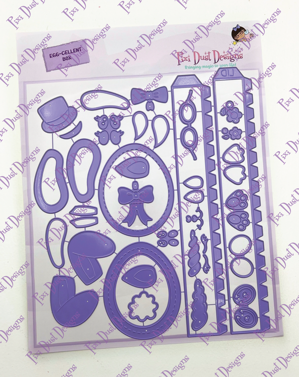 Egg-cellent box die set – Pixi Dust Designs
