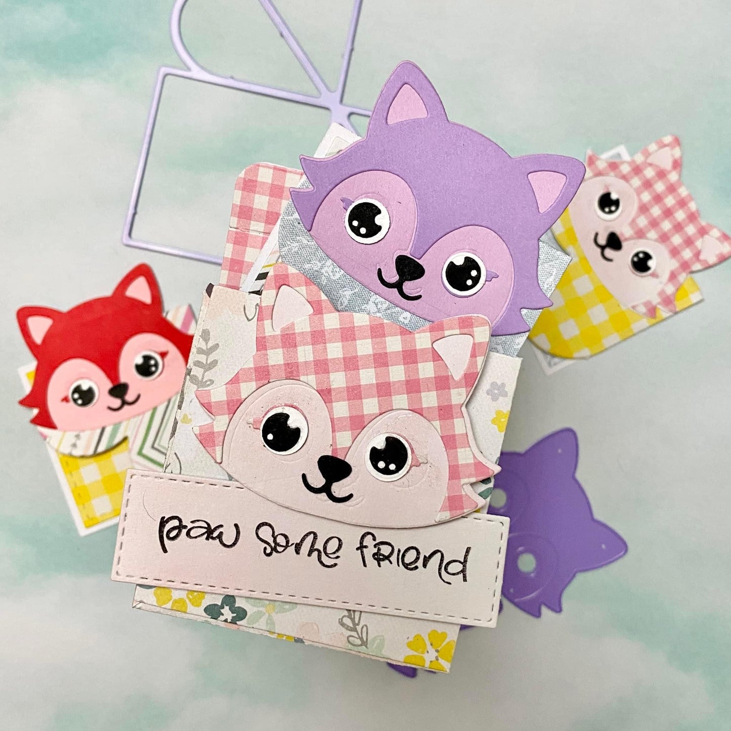 Fox Valentine Box die set
