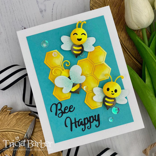 Bee Happy Die set