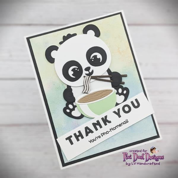 Panda Love Bag Die set