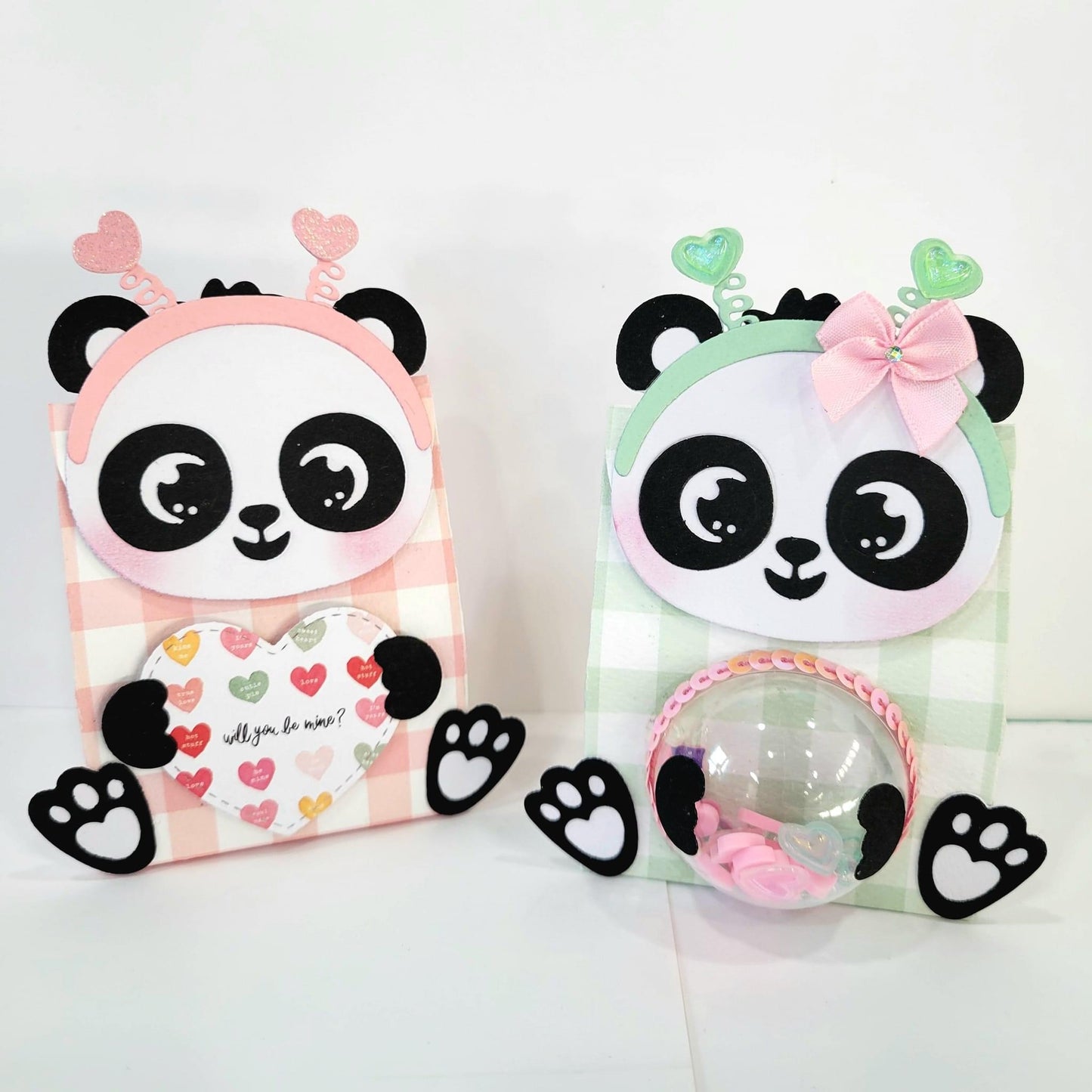 Panda Love Bag Die set