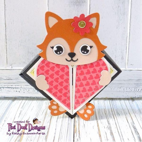 Fox Valentine Box die set