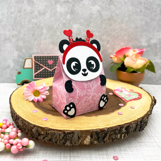 Panda Love Bag Die set