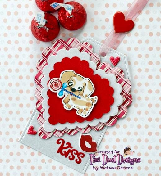 Valentine Puppies Stamps and Pixi Cuts Bundle