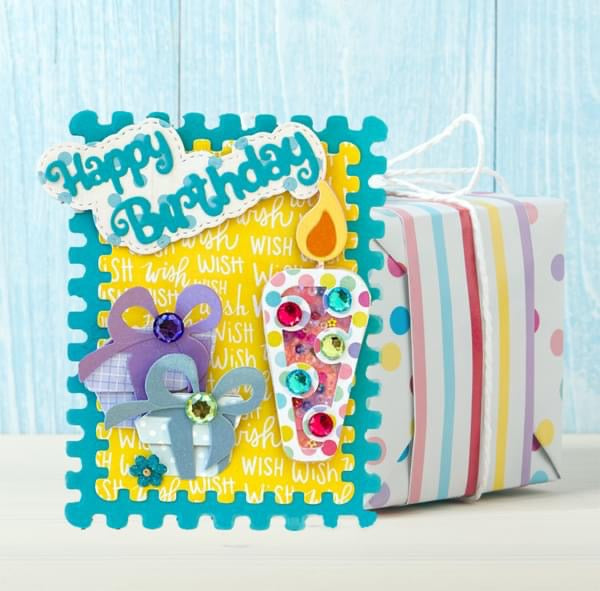 Birthday Cupcake Candle and Sentiments Die Set Bundle