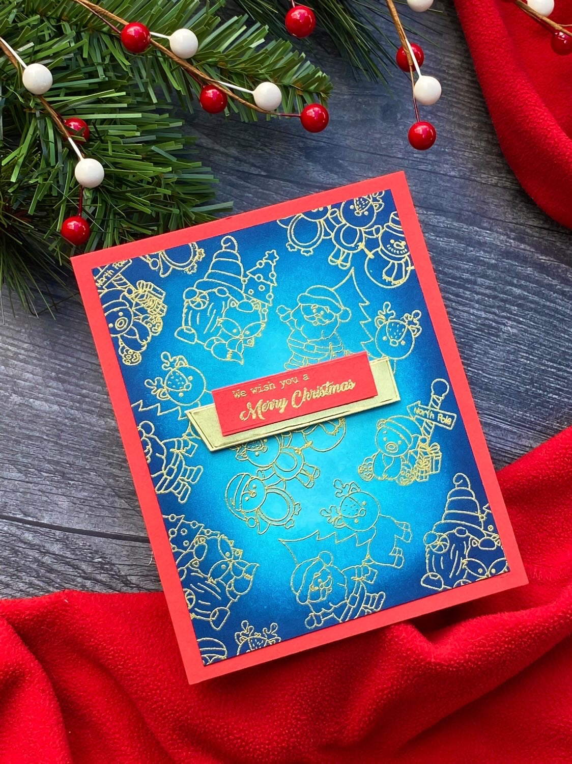 Holly Jolly Stamp Set and Pixi Cut Die Bundle