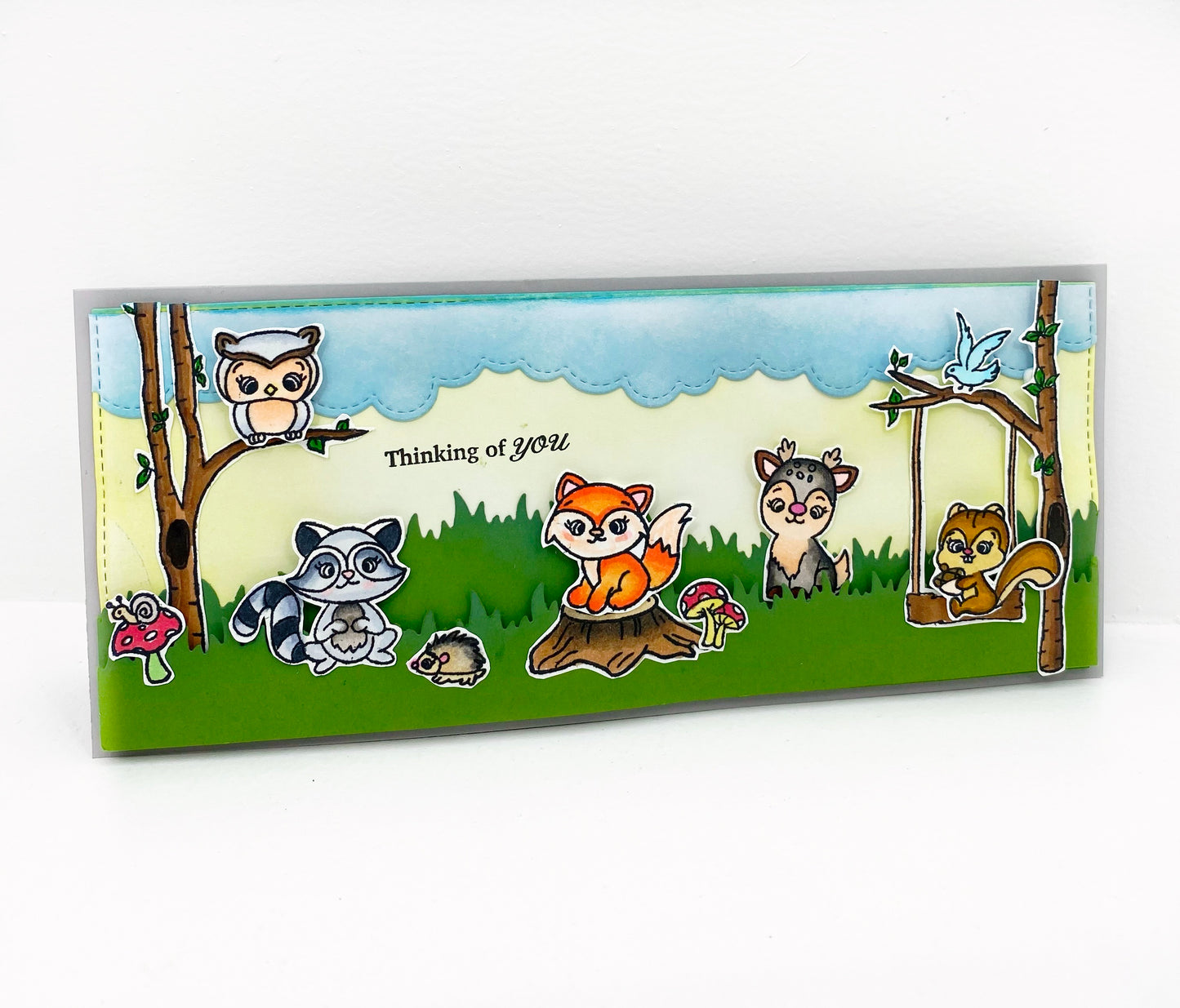 Woodland Friends stamp and die set Bundle