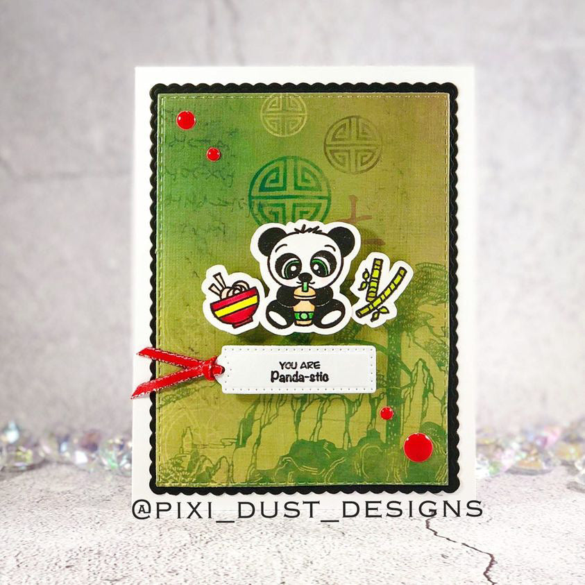 Pandastic stamp and Pixi cut Bundle