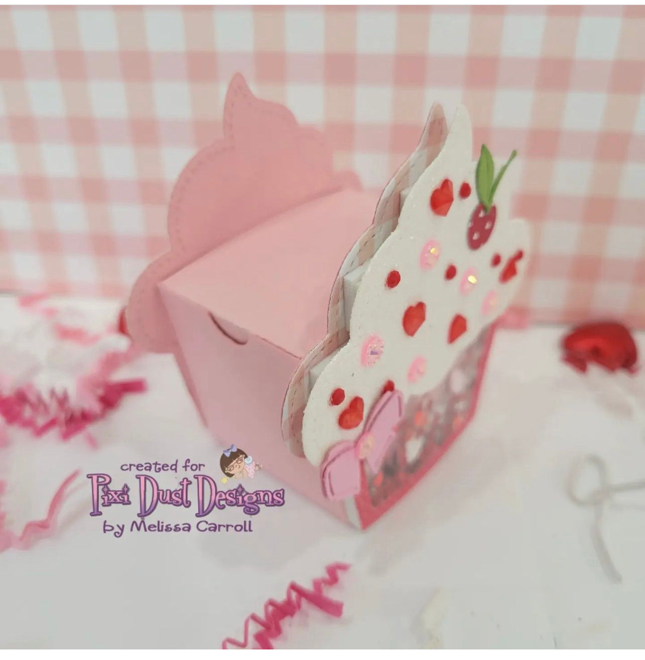 Shaker Birthday Cupcake Die set