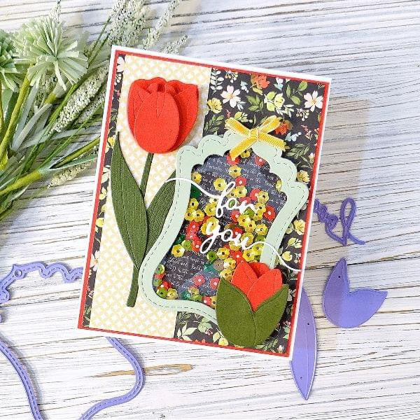 Tulips Die set