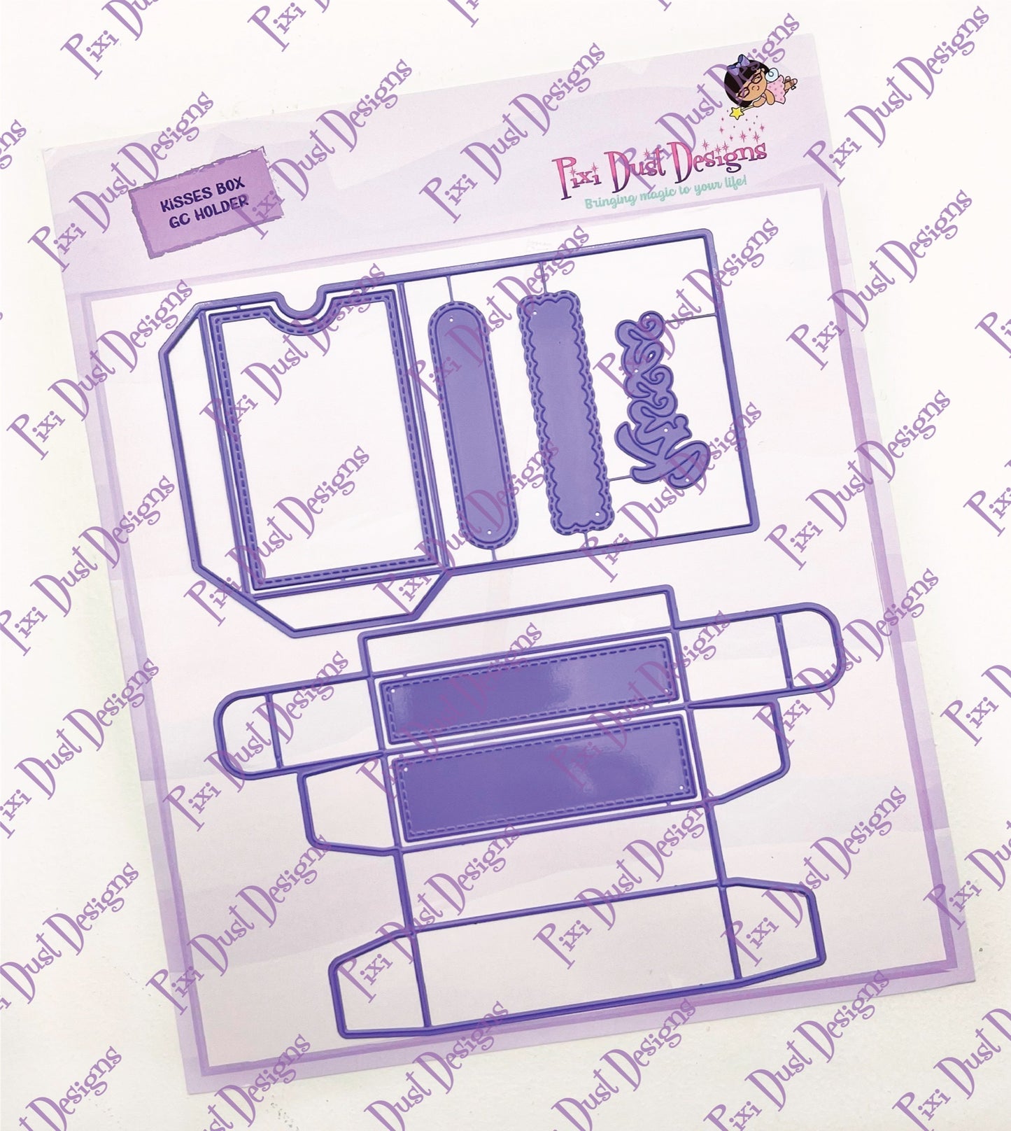 Kisses Box Gift Card Holder die set