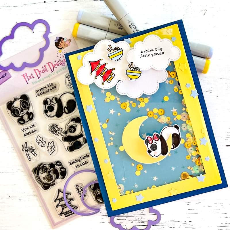 Pandastic stamp and Pixi cut Bundle