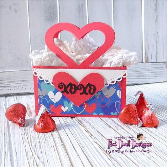 Interchangeable Heart BagTopper Die Set