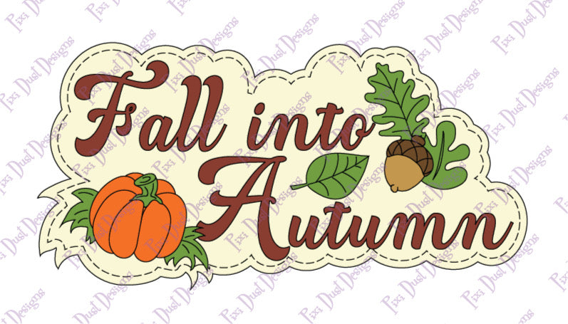 Nuts About Fall & Fall Into Autumn die sets