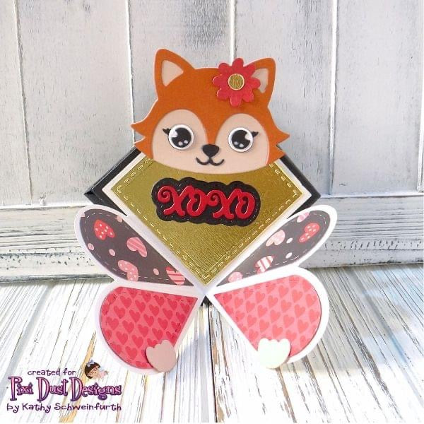 Fox Valentine Box die set