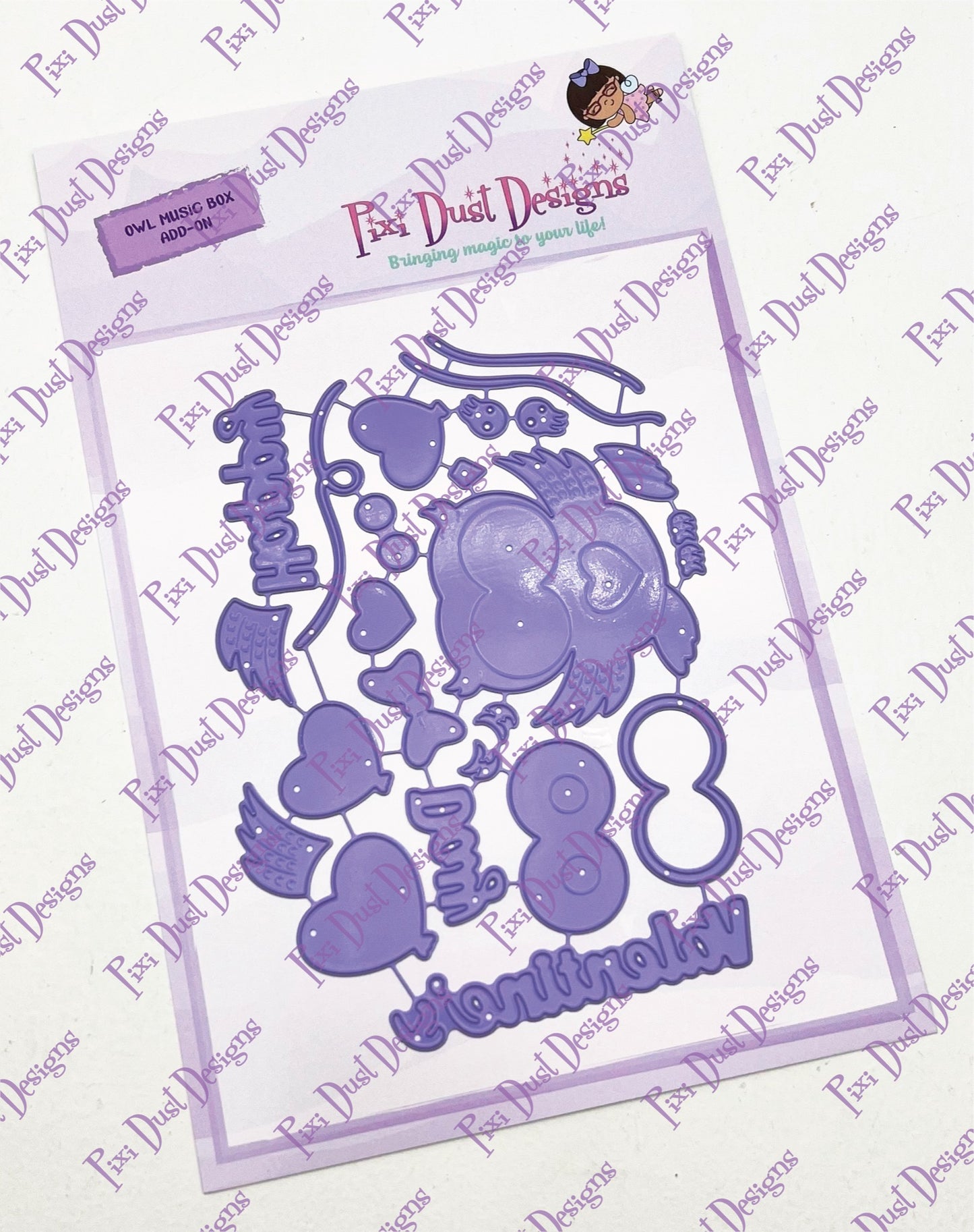 Owl Music Box Add-On Die set